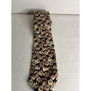 Men's Taz Tazmanian Devil Vintage 1996 Tie Looney Tunes Mania Warner‎ Bros